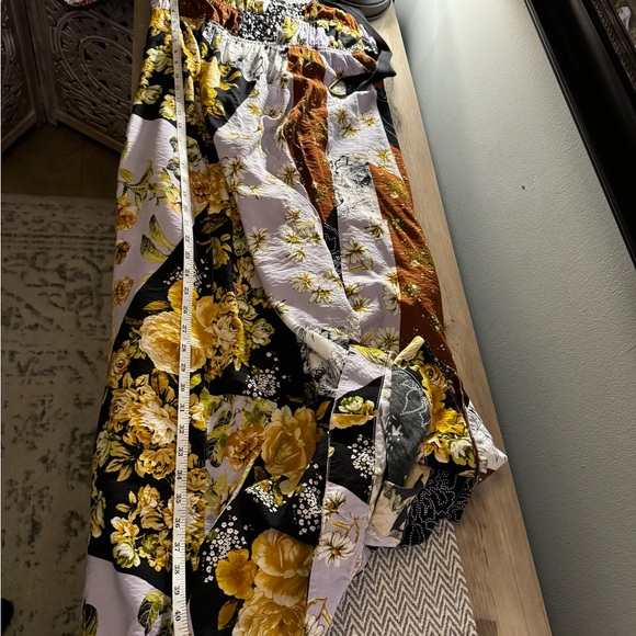 Maeve Black and Yellow Floral Maxi Dress - Picture 2 of 8